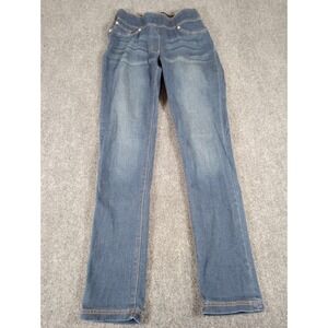 Nygard Slims Skinny Stretch Jeans Pull On Elastic Waist Denim  6/8 Small